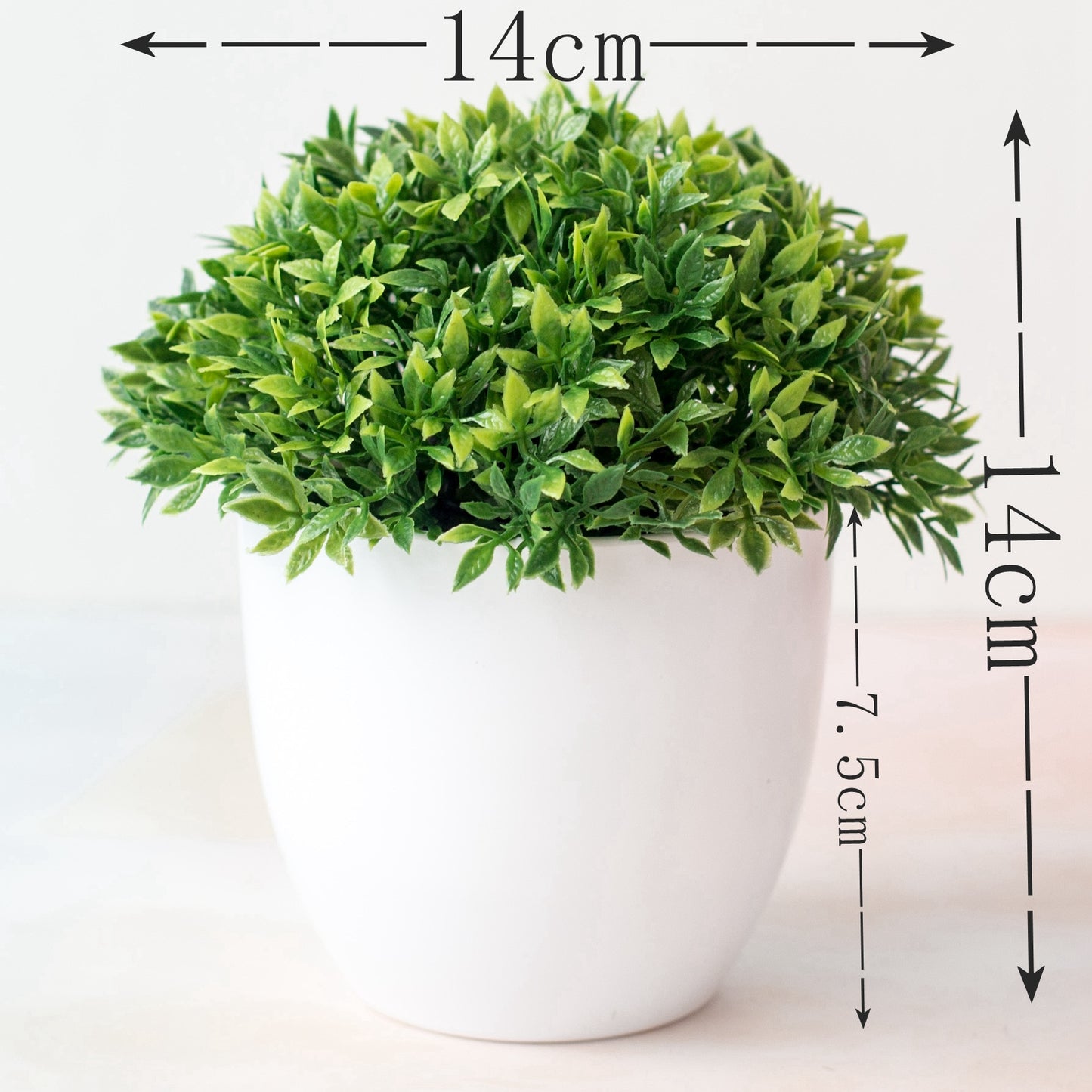 Artificial Plant Bonsai Plastic Small Tree Pot Fake Plant Flower Potted Ornaments for Home Room Table Garden Hotel Decoration