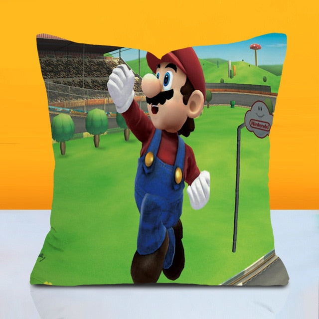 Super Mario Bros Pillow with Cover