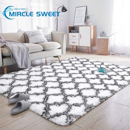 Warm Carpets Thick Carpet for Living Room Fluffy Plush Rugs Children Bed Room Carpets Window Bedside Home Decor Rugs Floor Soft